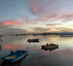 Aufnahme vom Bootssteg Hotel Giftun