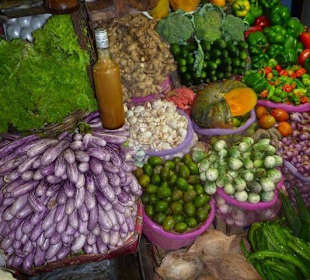 Gemüse auf dem Markt