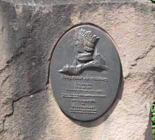 Gedenktafel Rudolf von Habsburg
