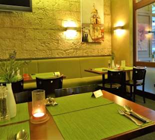 In den Gasträumen des Restaurants Pizzeria Gargano