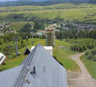 Ausblick vom Fichtelbergturm
