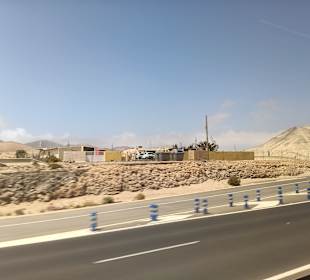 Fahrt über die Insel