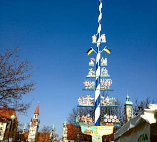 Nahe bei: der Münchner Viktualienmarkt
