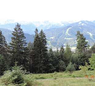 Panoramablick vom Wank