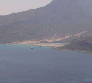 Balos von Gramvousa aus gesehen.