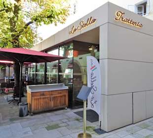 Außenansicht der Trattoria La Stella