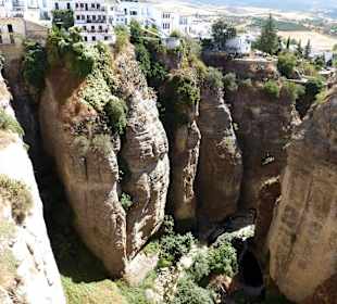 Blick in die Schlucht "El Tajo"