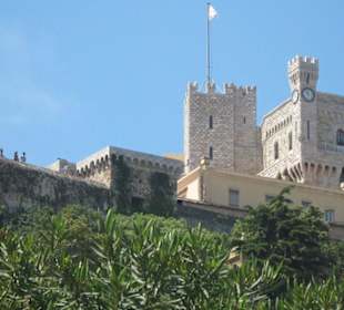 Il palazzo dalla salita per raggiungerlo