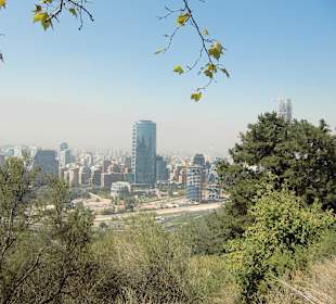 Aussicht auf Santiago