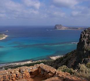 Błękitna laguna balos-gramvoussa