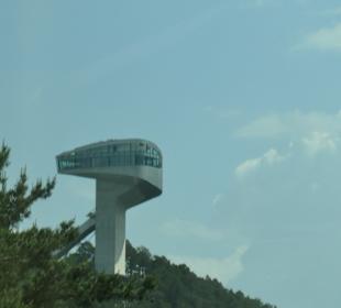 Der Turm der Bergiselschanze in Innsbruck