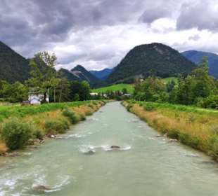 Fluß Ischl Richtung Jainzen