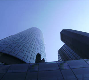 Blick vom Eingang Maintower nach oben