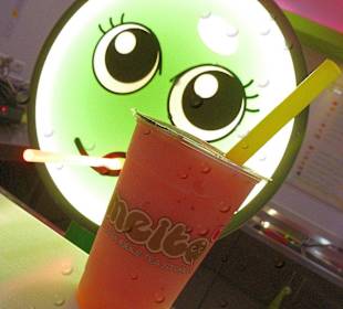 Raspberry Frapp with Jogurt Bubbles / I LOVE MEITO