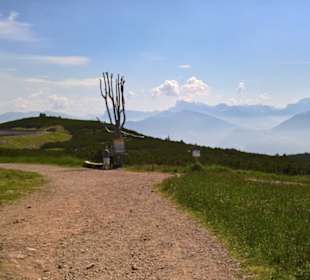 An der Endstation der Ritten-Seilbahn