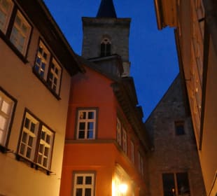 Auf der bebauten Krämerbrücke