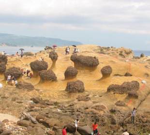 Bizarre Landschaft in Yehliu