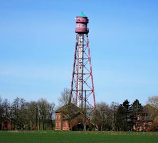 Außenansicht des Leuchtturms Campen
