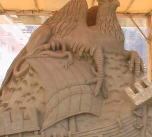 Sandmalerei Pier 7, super