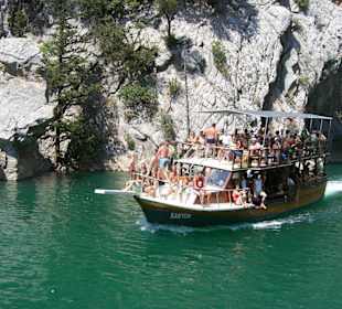 Bootsausflug am GreenCanyon