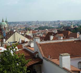 Blick von der Kleinseite auf Prag
