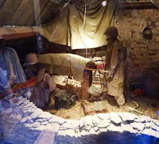 Dioramen aus dem Krieg der Ardennen Offensive