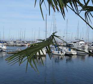 Romantisches Bild vom Hafen.