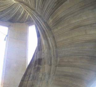 Spindellose freitragende Treppenanlage