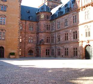 Cour intérieure du châteaux d'Aschaffenbourg