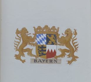 Wandmalerei Bayerisches Wappen