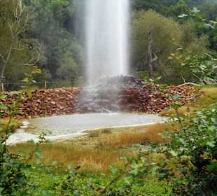 Geysir in Aktion