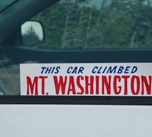 Aufkleber Mount Washington
