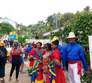 Begrüßung am Hafen