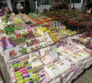 Stände auf dem Basar