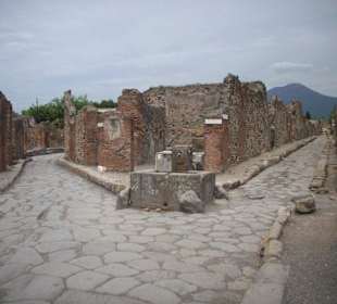 Strasse in Pompeji
