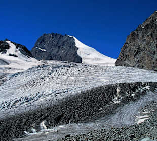 Gletscherbruch am Allalingletscher
