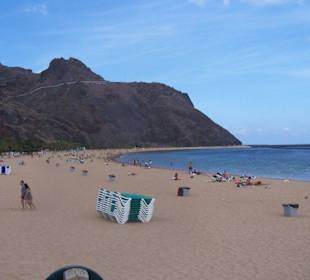 Wunderschöner Strand mit Sand aus der Sahara