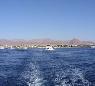 Naama Bay von der Meerseite