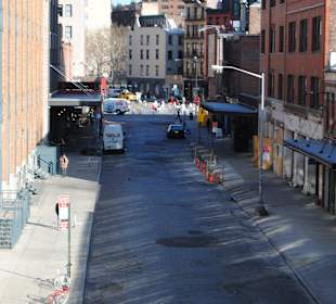 High Line - Blick ins umliegende Viertel