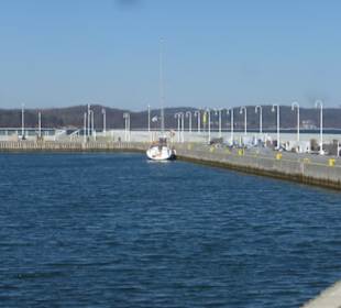 Sopot: Kleiner Hafen an der Molo (Seebrücke)