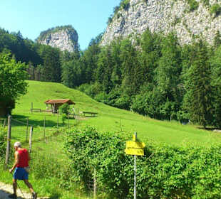 Wanderung zu den Barmsteinen noch 100 Meter zum Cafe