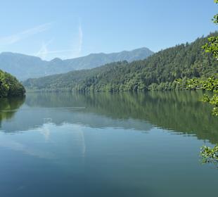 Beim Levicosee im Trentino bei Levico Terme