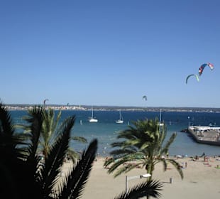 Blick vom Hotelzimmer