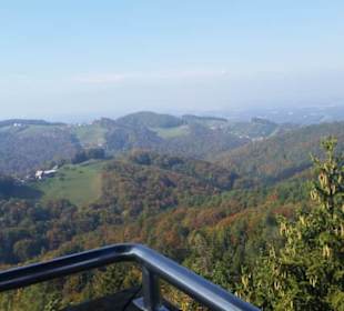 Ausblick von der Aussichtswarte
