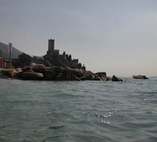 Die Burg in der Nähe vom Hotel Malcesine