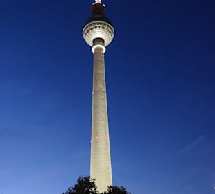 Blick zum Berliner Fernsehturm