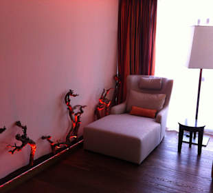 Bequeme Sessel im Ruheraum