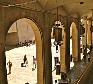 View from first floor of L´Accademia Café Valletta