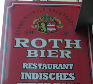 Im Indischen Curry Haus gut zu Abend gegessen