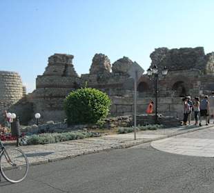 Die byzantinische Festungsmauer